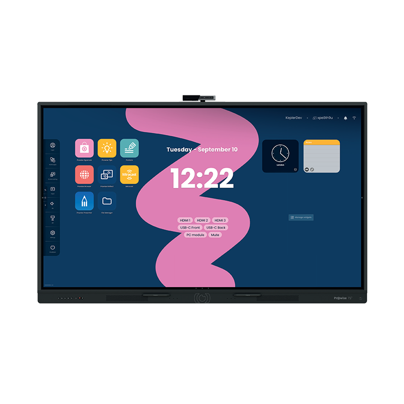 Інтерактивна панель Prowise Touchscreen Ten G3 SE 75", комп. модуль OPS (i5-13Gen/8/256/W11Pro) (WB508256), мобільний стенд